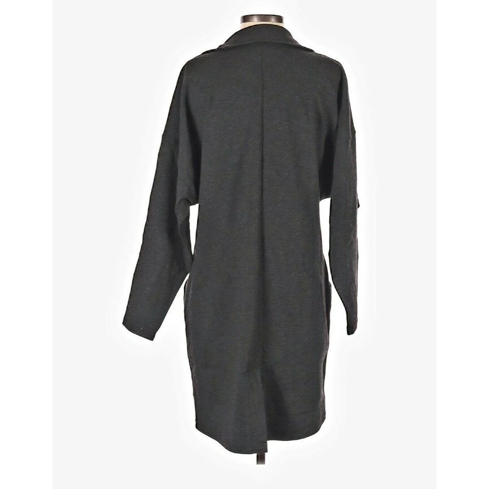 CABI Sz Small Charcoal Gray Stretch Ponte LISBON TOPPER One Button Jacket - Picture 2 of 9
